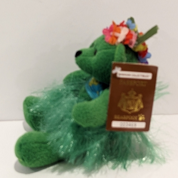 HAWAIIAN Collectibles Kukui green bear plush - Picture 5 of 9